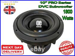 10 inch 30cm 1800 WATTS Car Audio Subwoofer SPEAKER Dual 4 ohms Quality Sound