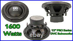 12 INCH 1600 WATTS 2 OHM DUAL VOICE COIL BASS CAR SUBWOOFER HEAVY DUTY Extreme