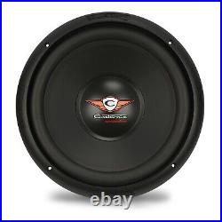 12 Inch Car Audio Subwoofer 800 Watts Single 4 Ohm 2 Svc Cadence Cmw124s, Single