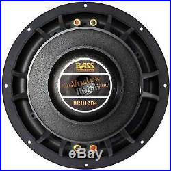 12 Inch Woofer 2400 Watts Sub DVC Dual Voice Coil Car Subwoofer Bass 2/4/8 Ohms