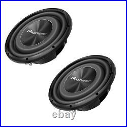 2X Pioneer TS-A3000LS4 12 inch 4-ohm 1500Watts EACH Shallow Mount Car Subwoofer