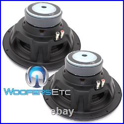 2 Alpine W10s4 10 Subs 750w 4-ohm Reinforced Subwoofers Bass Car Speakers New