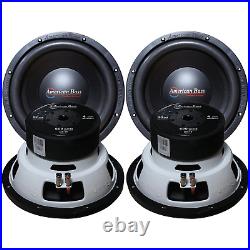 (2) American Bass DX-10 10 Inch 600W SVC 4 Ohm Car Audio 10 Subwoofers Pair