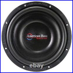 (2) American Bass SL-1044 10 Inch 600W DVC 4 Ohm Shallow Truck Subwoofer Pair