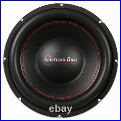 (2) American Bass TITAN-1044 10 Inch 1600W Dual 4 Ohm Car Audio Subwoofer Pair