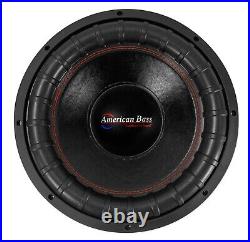 (2) American Bass XFL-1522 15 Inch 3000W Dual 2 Ohm Car Audio Subwoofers Pair