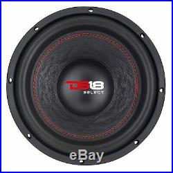 2 DS18 SLC-8S 8 Inch Car Subwoofers 800 Watts 4 Ohm Subs Select Woofers Pair
