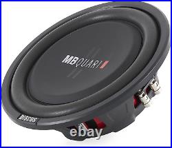 2 DS1 254 800 Watt 4 Ohm 10 Inches Shallow, Slim, Subwoofers, Car, Truck, DVC