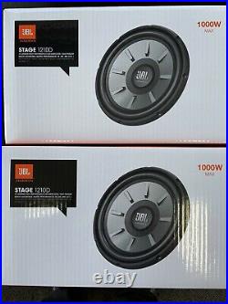 2 JBL STAGE 1210D 1PR. 12 DVC Dual 4 Ohm Subwoofers 12-Inch Woofers 2000 Watts