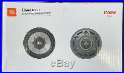 2 JBL STAGE 1210D 1PR. 12 DVC Dual 4 Ohm Subwoofers 12-Inch Woofers 2000 Watts