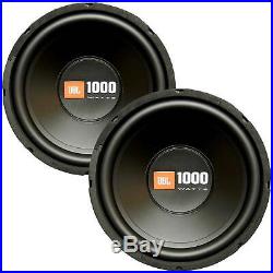 2 Jbl Cs1214 Subs 12 1000w Subwoofers 4 Ohm Car Audio Bass Pair Speakers New