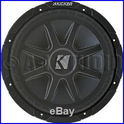 2 Kicker 10cvr154 Car Audio 15 Inch Compvr Power 4-ohm Subwoofers/subs 10cvr15