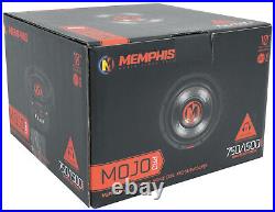 (2) Memphis Audio MJP1022 10 1500w MOJO Pro Car Audio Subwoofers DVC 2 ohm Subs