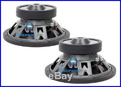 (2) Memphis Mcr12s4 12 Subs Svc 4-ohm 600w Subwoofers Clean Bass Speakers New