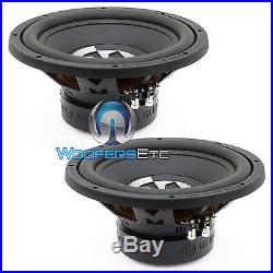 2 Memphis Pr12s4v2 Car Sub 4 Ohm 12 1000w Loud Pro Bass Subwoofers Speakers New