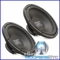 2 Memphis Se1240 12 Subs 400w Single 4-ohm Car Audio Subwoofers Bass Speakers