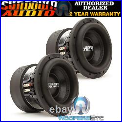 (2) Open Box Sundown Audio Sa-8 V. 3 D4 Subs 8 500w Dual 4-ohm Subwoofers Pair