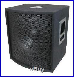 (2-PACK) MCM 555-10320 PAIR OF 15 Inch Speaker Subwoofer 700W 8 ohm DJ / PA