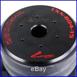 2 Pack 15 Inch 2800 Watts Max Subwoofer Dual 4 Ohm Audiopipe TXX-BD4-15 TXXBD4
