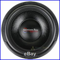 2 Pack American Bass 15 Inch 3000 W Max 800 W RMS Subwoofer Dual 4 Ohm TNT-1544