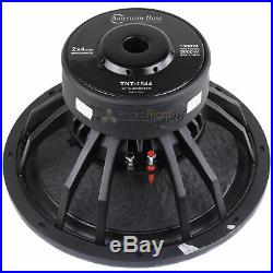 2 Pack American Bass 15 Inch 3000 W Max 800 W RMS Subwoofer Dual 4 Ohm TNT-1544