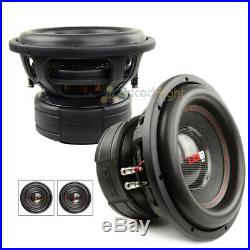 2 Pack DS18 EXL-XXB12.2D 12 Inch Subwoofer 4000 Watts Max Dual 2 Ohm Competition