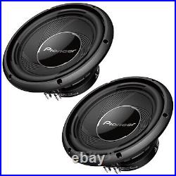 (2) Pioneer TS-A25S4 10 Inch 1200W SVC 4 Ohm Car Audio 10 Subwoofers Pair