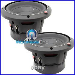 2 Rockford Fosgate P2d2-8 Subs 8 500w Dual 2-ohm Punch Subwoofers Bass Speakers