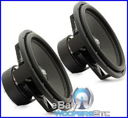 (2) Sa-15 D2 Sundown Audio 15 Sub 1500w Dual 2 Ohm Subwoofers Bass Speakers New