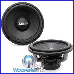 (2) Sa-15 D2 Sundown Audio 15 Sub 1500w Dual 2 Ohm Subwoofers Bass Speakers New