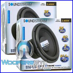 (2) Soundstream Bxw124 12 Subs 2400w Dual 4-ohm Subwoofers Bass Speakers New