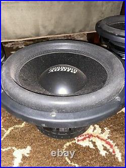 (2) Sundown Audio Sa-15 D4 Classic 15 1000w Rms Dual 4-ohm Subwoofers Speakers