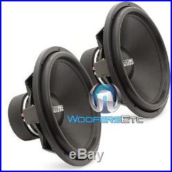 (2) Sundown Audio Sa-18 Rev3 D2 18 1500w Rms DVC 2-ohm Subwoofers Bass Speakers