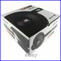 2 x 10 Inch Sub woofers 880 Watt Power Bass 4 Ohm Single Voice Coil DS18 SLC-10S