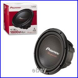 2 x PIONEER TS-A301S4 12 INCH SINGLE 4 OHM VOICE COIL CAR COMPONENT SUBWOOFER