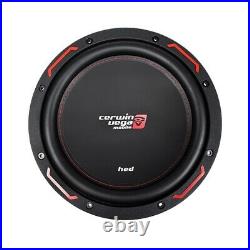 2x CERWIN VEGA H7104D 2400W Max 10 inch HED Series Dual 4 ohm Car Subwoofer