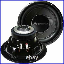 2x Pioneer TS-A30S4 2800 Watts A-Series 12 inch SVC 4-Ohm Car Audio Subwoofers