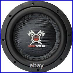 2x Warzone 12 Inch 1500 Watt Car Audio Shallow Subwoofer with 4Ohm DVC Power (Two)