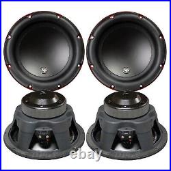 (4) Audiopipe TS-CAR8 8 Inch 300W SVC 4 Ohm Car Audio Subwoofers 8in