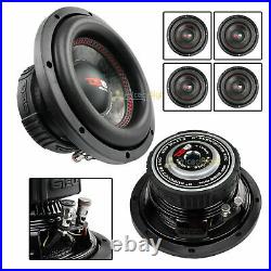 4 DS18 SLC-8S 8 Inch Subwoofer 400 Watts Max Power 4 Ohm Sub Select Series Pack
