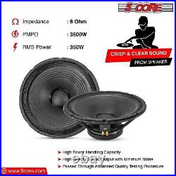 5Core 15 inch Subwoofer Replacement Raw Speaker 3500W Sub Woofer DJ PA Pro Audio