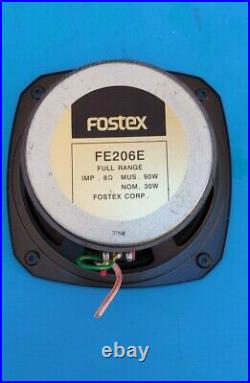 90 Watt Broadband 8 inch FOSTEX FE206E Full Range 8 Ohm Speaker