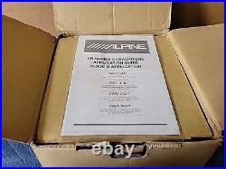 ALPINE VR10 10 inch Single 8 Ohm Subwoofer SWS-2587 OLD SCHOOL sub VR 10