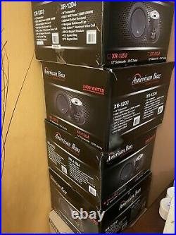 All 4 Set American Bass New 12 inch subwoofer XR 2ohms Dual 2