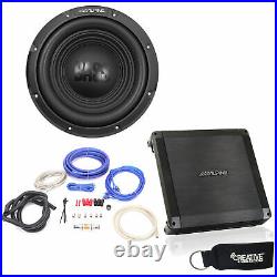 Alpine BBX-T600 Amp and W12S4 12 Inch Single 4 Ohm Subwoofer Includes wire kit