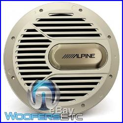 Alpine Swr-m100 10 Sub 900w Single 4-ohm Marine Boat Subwoofer Bass Speaker New