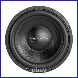 American Bass DX 124 12 Inch Single 4 Ohm Voice Coil 800 Watt Subwoofer Speaker