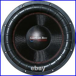 American Bass Godfather GF-1522 15 Inch 6000W Dual 2 Ohm Subwoofer 15 DVC