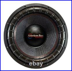 American Bass Godfather GF-1822 18 Inch 6000W Dual 2 Ohm Subwoofer 18 DVC D2