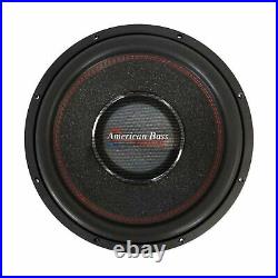American Bass HAWK 15 Inch Dual 4 Ohm Voice Coil 3000 Watt Subwoofer Speaker